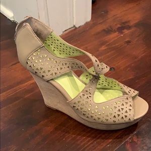 Seychelles leather wedge sandal